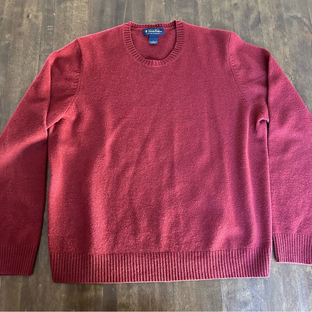 Brooks Brothers Scottish‎ 100% Lambswool Size Large Office Preppy Academia